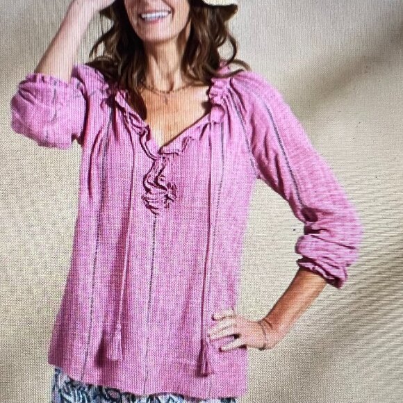 Sundance 'artist' top, NEVER WORN, BLACK, size S - Picture 4 of 14